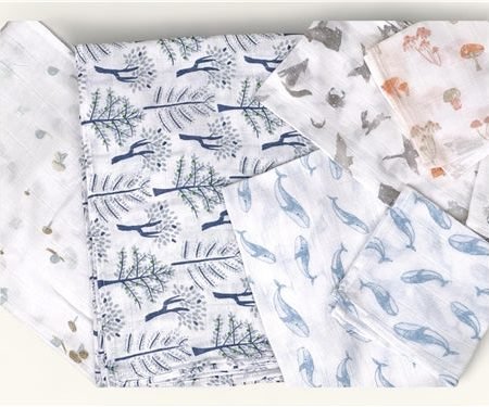 Snail And Mushroom Print Towel-Large