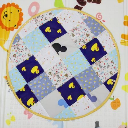 Tummy Time Patch Work Baby Quilt Three Layer