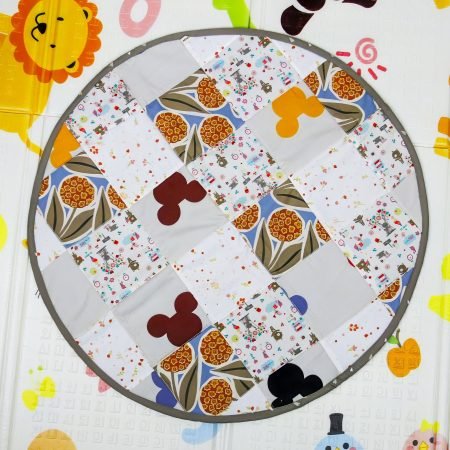 Tummy Time Patch Work Baby Quilt Three Layer