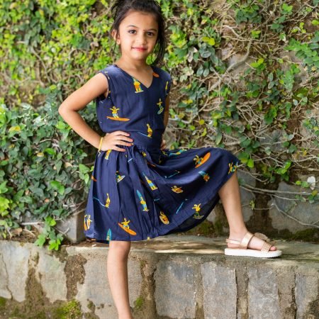 Summer BLUE Cotton Gown