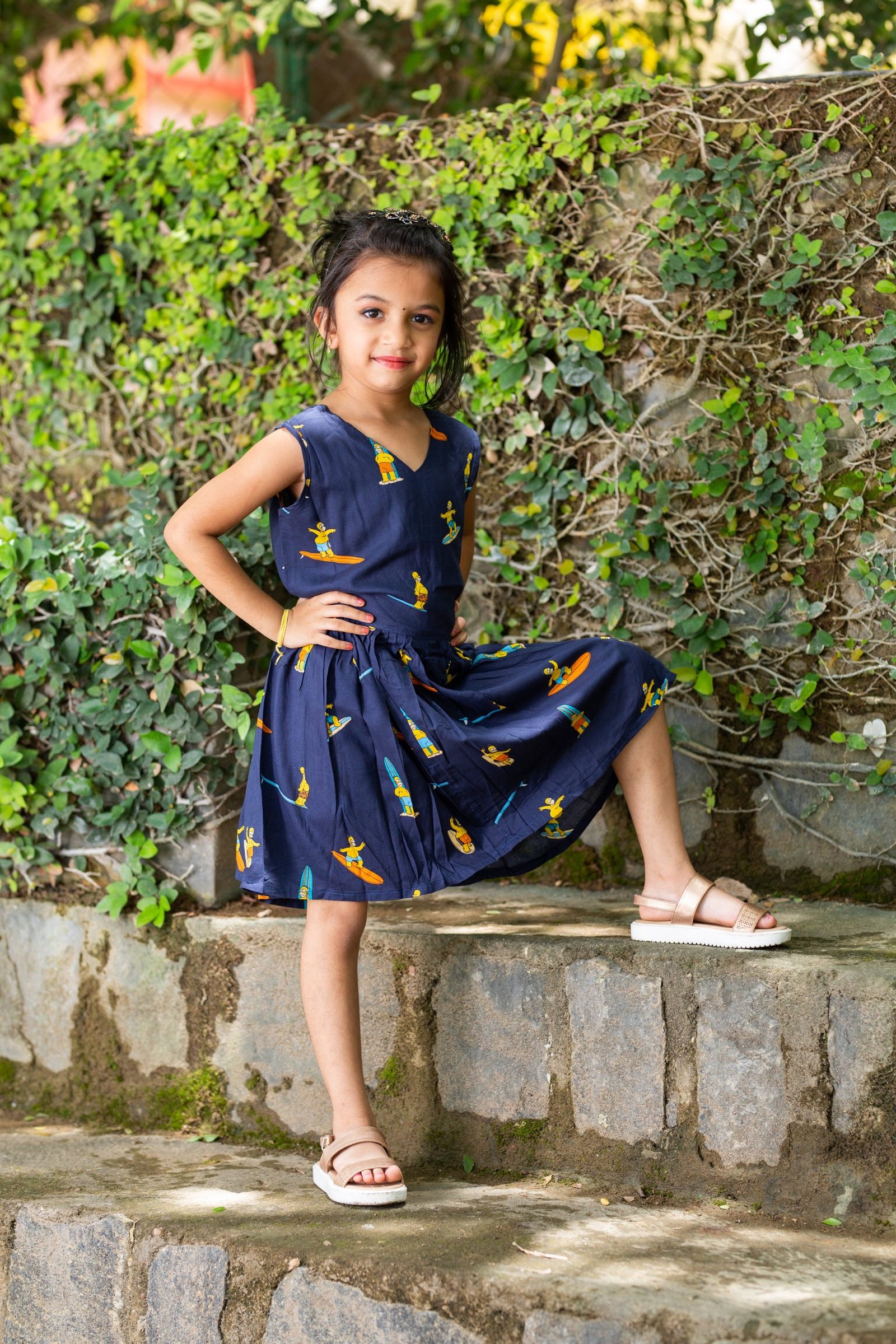 Summer BLUE Cotton Gown