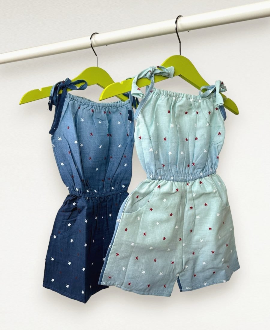 The Blue Star Faded Jumpsuit/0-6 Month