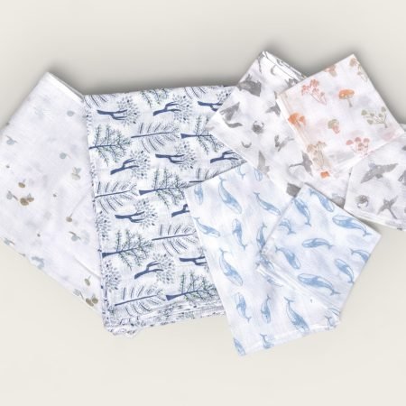 Muslin Tree Print Towel-Set Of 2-Medium