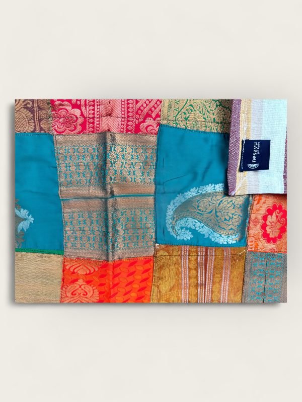 Multi Colour Artsilk Table Cloth/Small