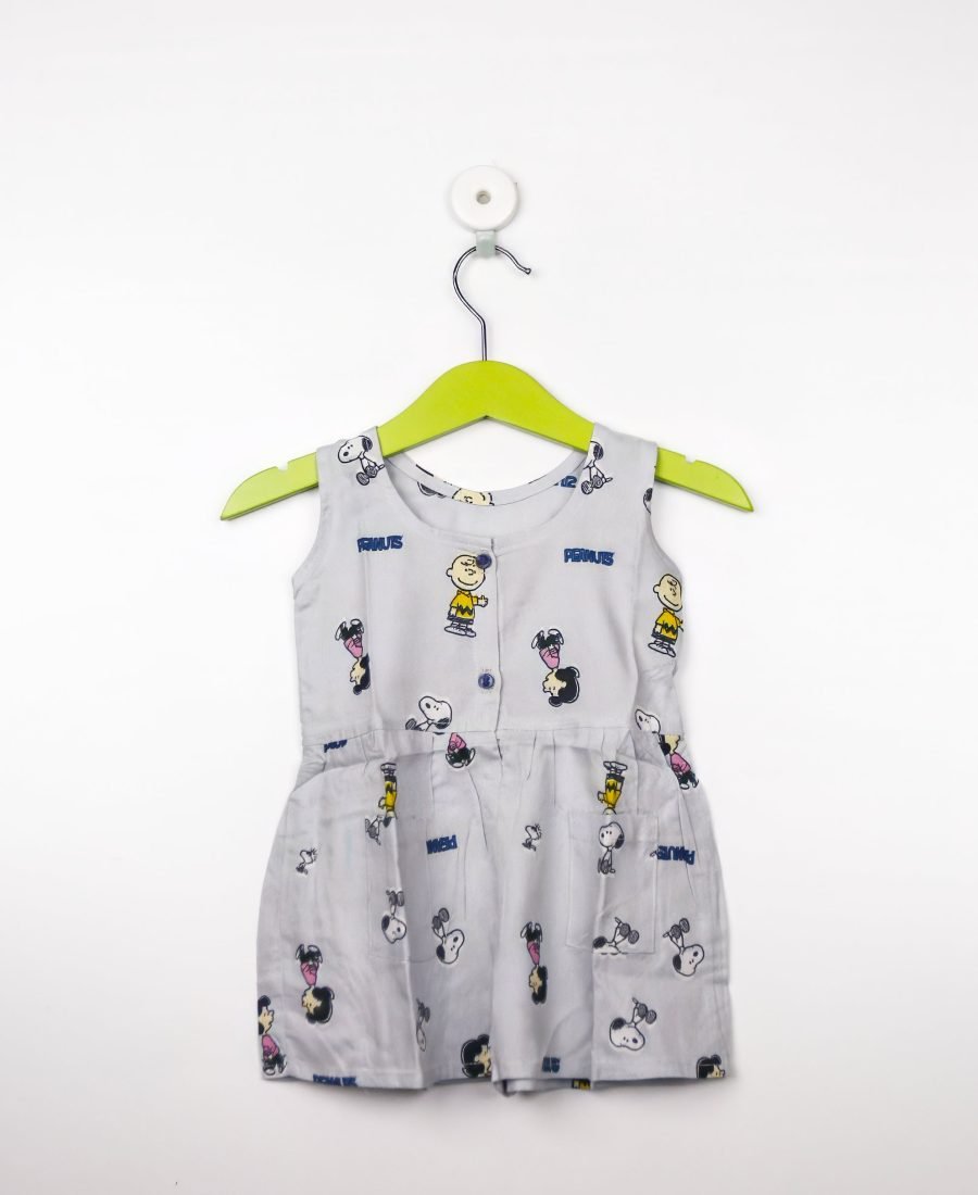 Tie Up Baby Peanuts Jumb Suit