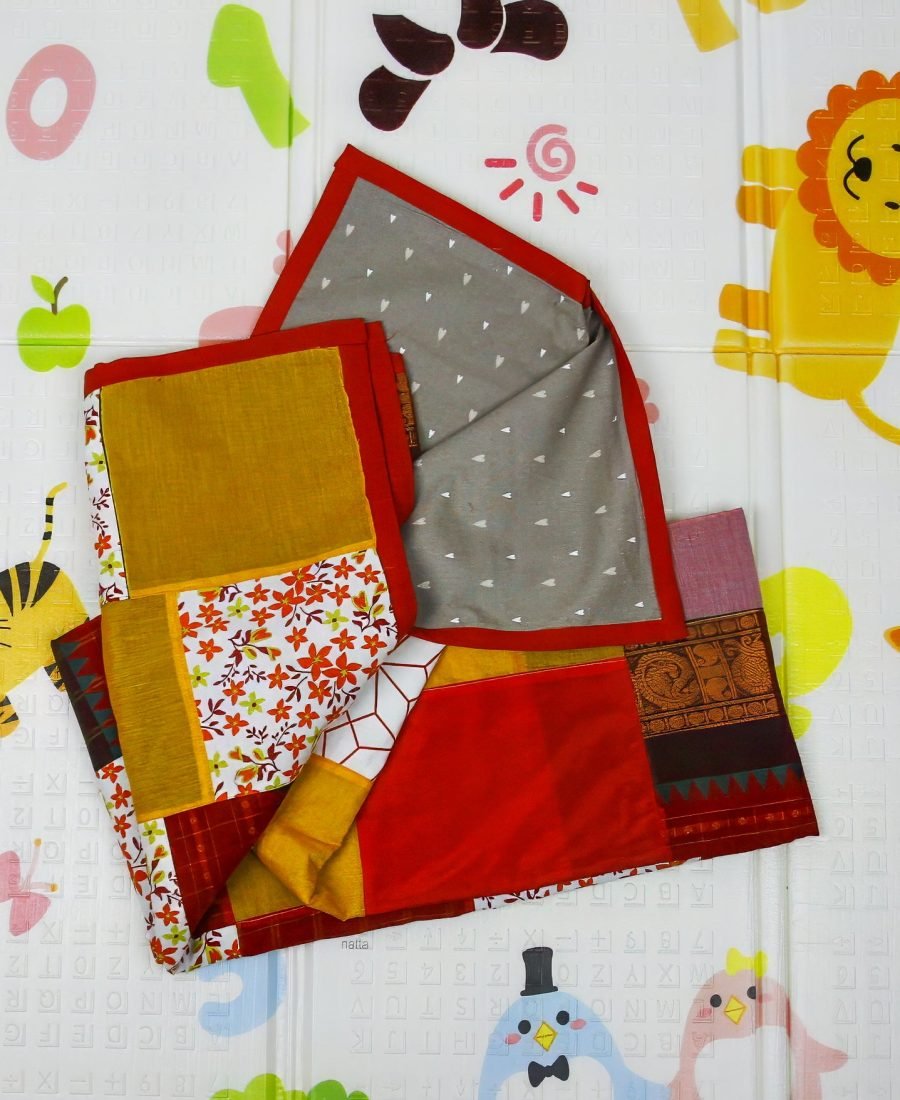 Bed Time Patch Work Quilt Three Layer Large Size