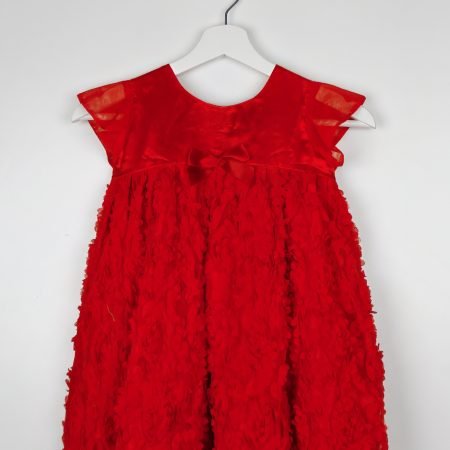 Red Fluffy Party Frock