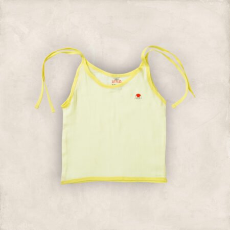 Muslin Jabla Yellow Tie Up/6_12 Months