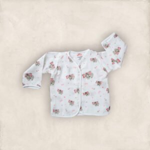 Muslin Jabla  White Elephant Full Sleeve/6-12 Months