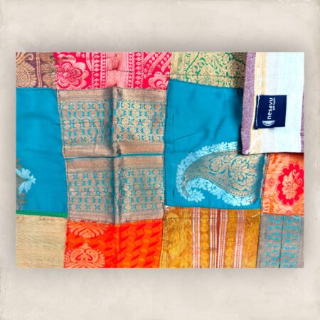 Multi Colour Artsilk Table Cloth/Small