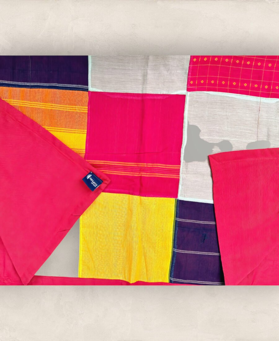 Multi Colour Cotton Patch Work Baby Blankets/Large