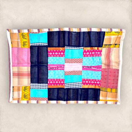 Multi Colour Cotton Patch Work Baby Blanket/Medium
