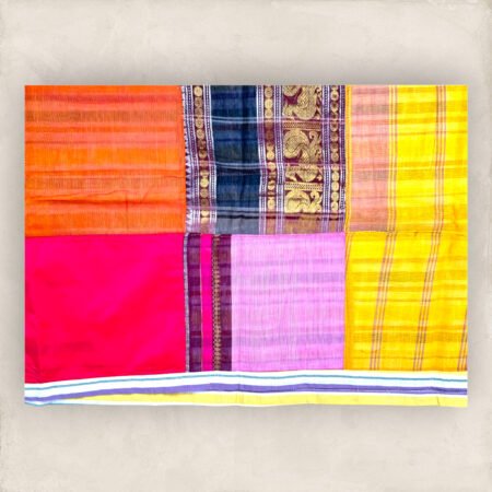 Multi Colour Cotton Patch Work Baby Blankets/Large