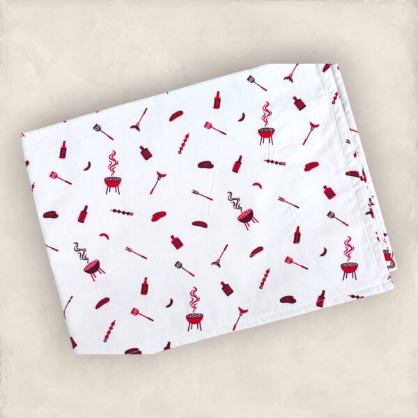 Kitchen Sets Print Two Layered Cotton Holding Sheet
