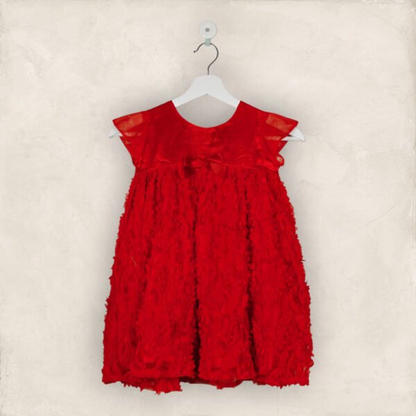 Red Fluffy Party Frock/6-7 Years