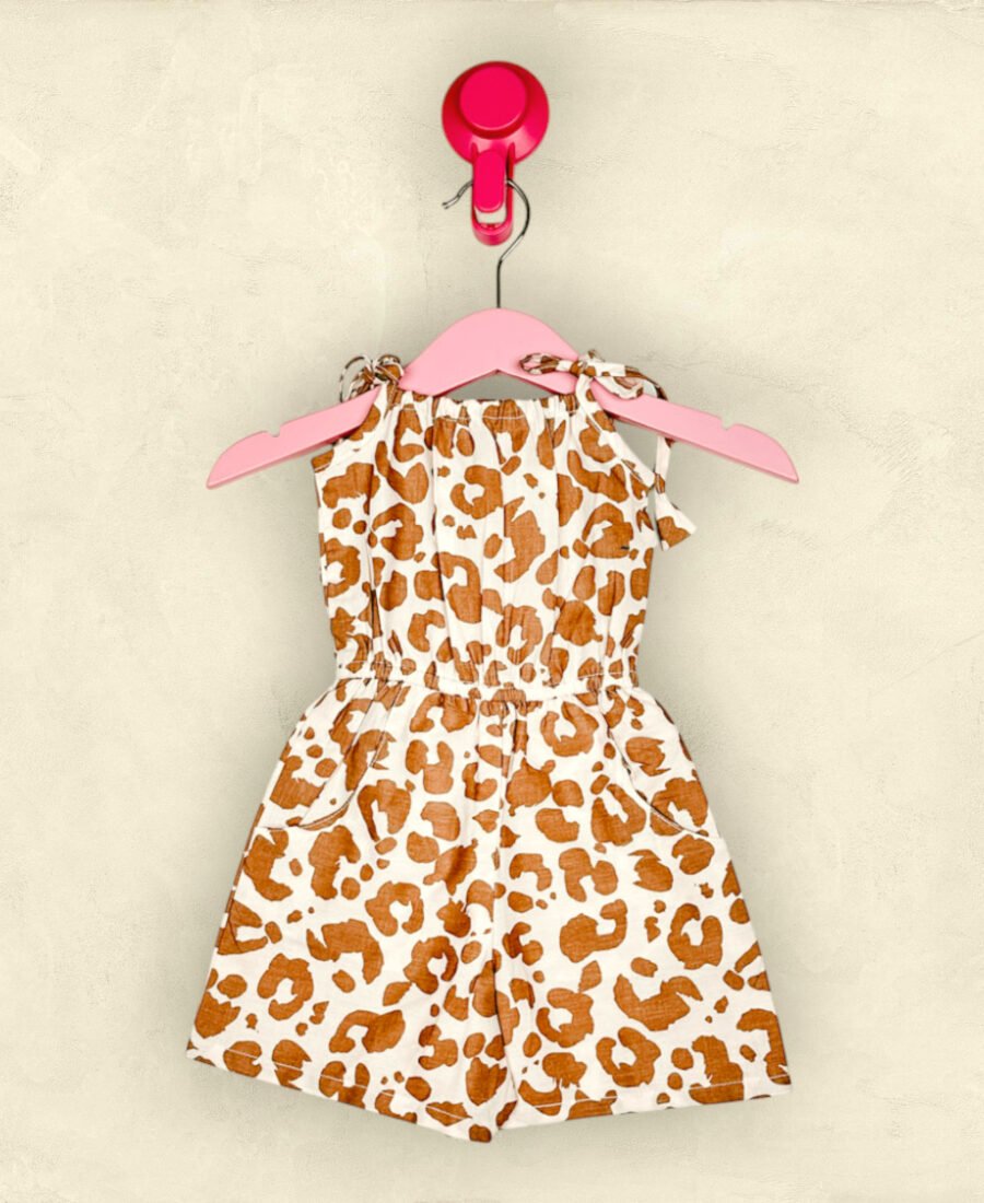 Animal Print Jumpsuit/6-12 Month