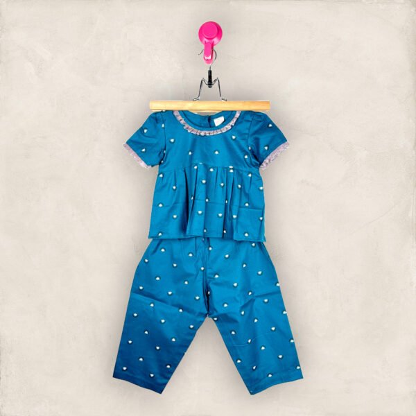 Teal Floral Co-ord Set/2-3 Years
