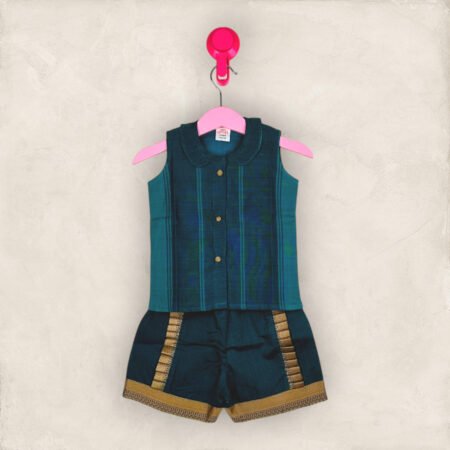 Aquamarine Blue Co-ord Set/1-2 Years