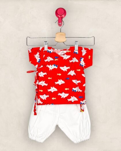 Baby Shark Print Set/6-12 Month