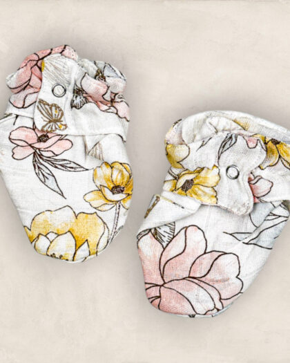 Organic Muslin Booties /Set of 2