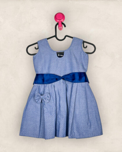 Sleeveless Bow Frock