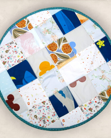 Tummy Time Patch Work Baby Quilt Three Layer