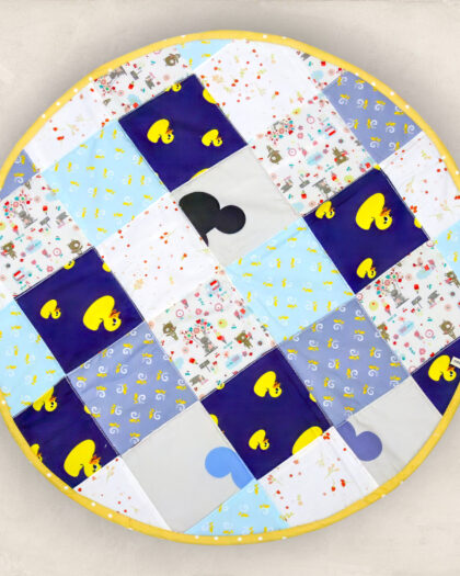 Tummy Time Patch Work Baby Quilt Three Layer