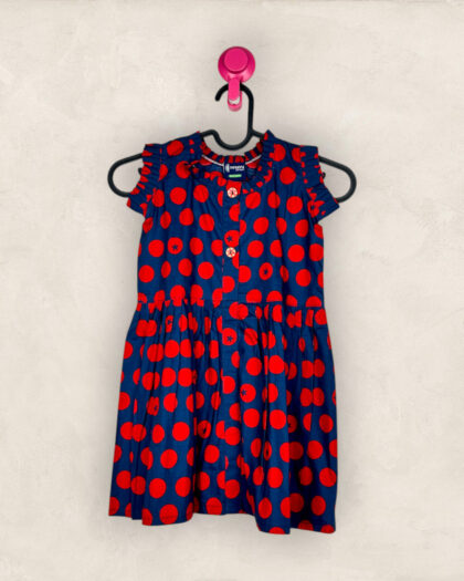 Red Palkadot Frock