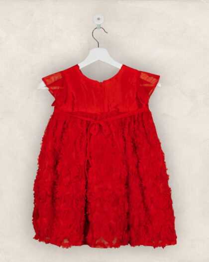 Red Fluffy Party Frock