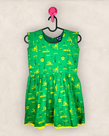 Green Frock With Mega Sleeve