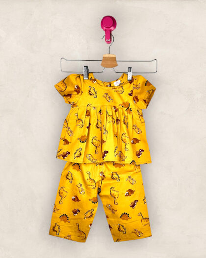 Mustard Dragons Co-ord Set