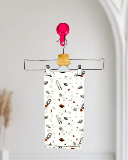 Muslin Space Print Towel/Large