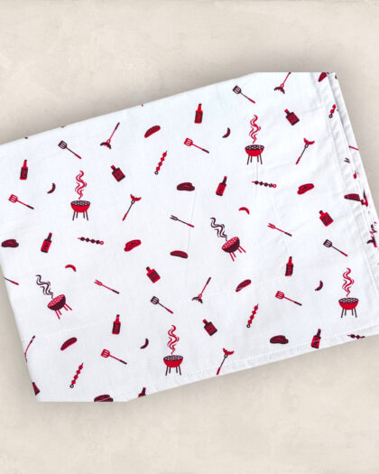 Kitchen Sets Print Two Layered Cotton Holding Sheet