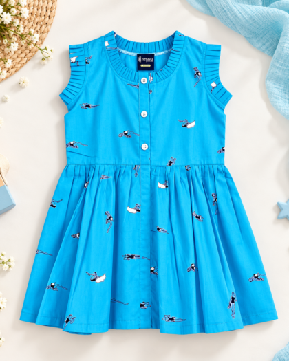 Blue Swimmer Frock