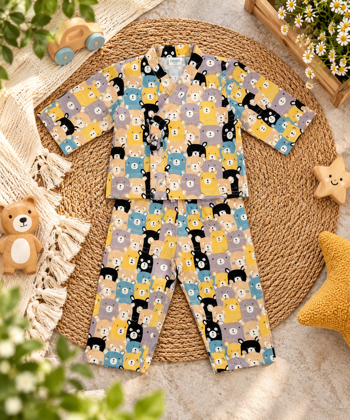 Double Muslin Car Print Jabla