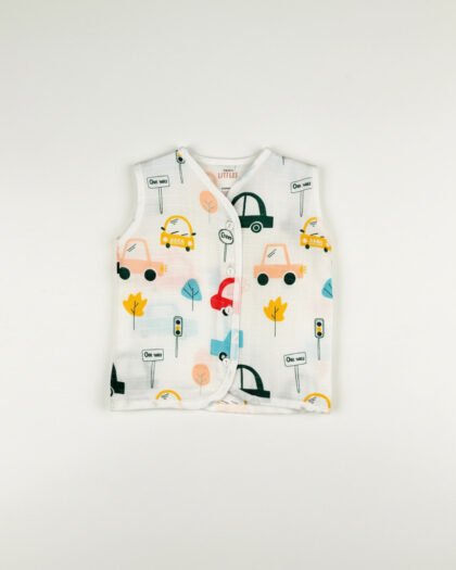 Double Muslin Car Print Jabla