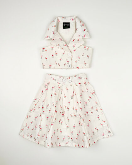 White Flemingo Top & Skirt