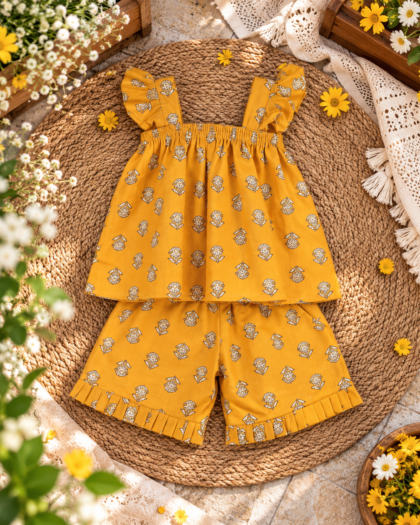 Yellow Floral Co-ord Set