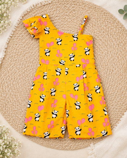 Yellow Panda Jumpsuit
