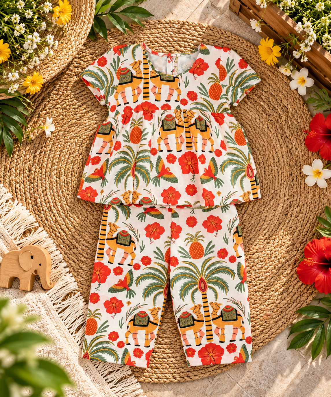 Peplum Co-ord Set/1-2 Years