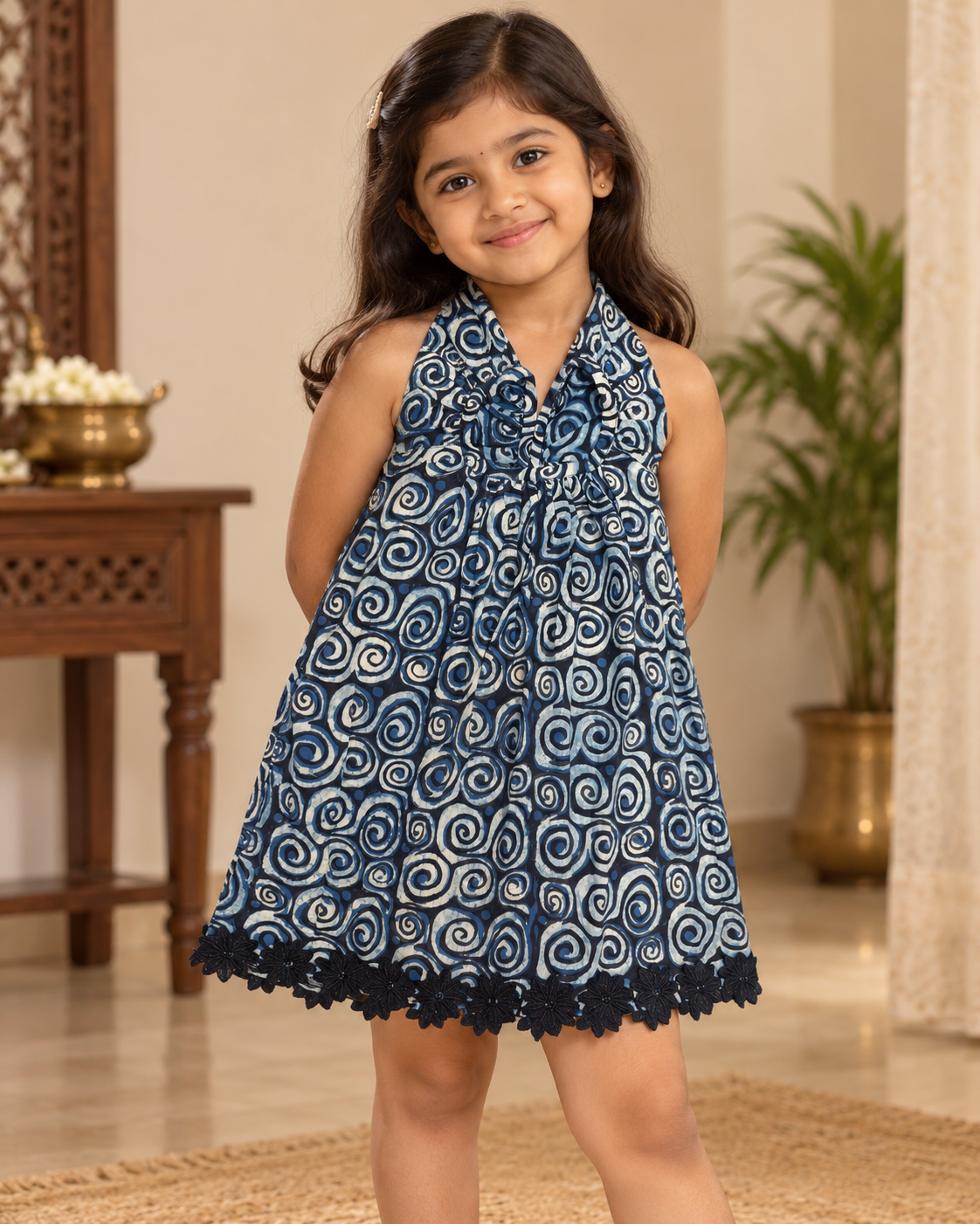 A-Line Frock With Raglan Sleeve/5-6 Years - Image 2